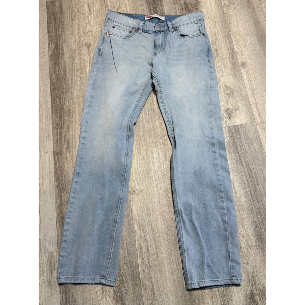 Levi's 511 Slim Fit Light Wash Jeans Boys Size 16 Reg W28 L28